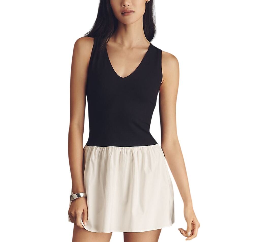 Reformation Colorblock Multicolor Alyssa Mini Dress Size S